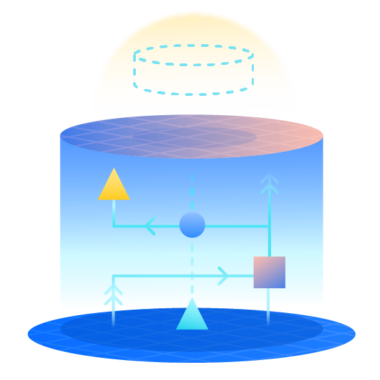 Ilustração da automação